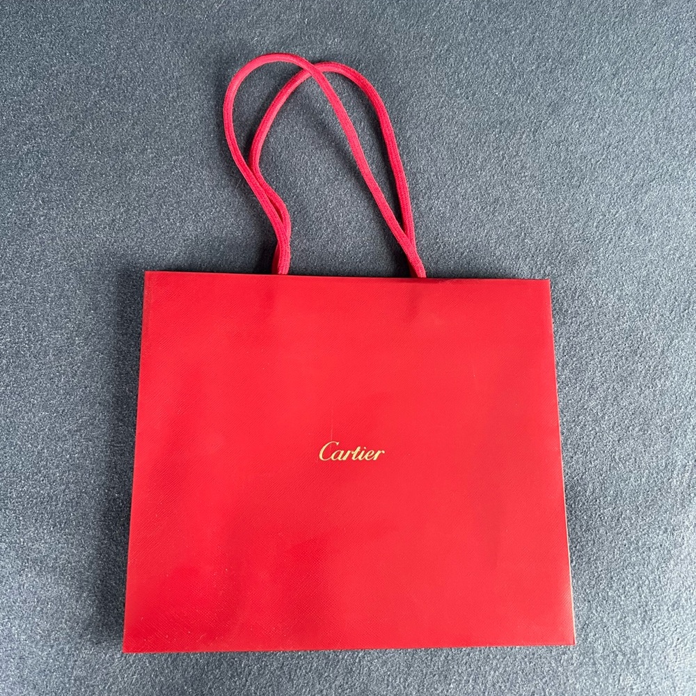 Iconic Red Cartier Gift Bag. Gift Something You Bought on Poshmark!